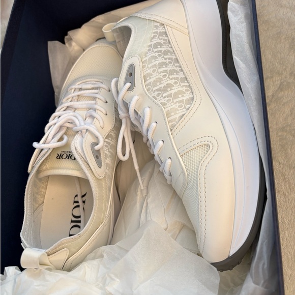 Mint Christian Dior B25  White Technical Mesh Men Sneakers luxury - Picture 14 of 16